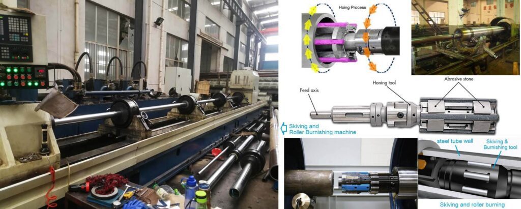 Tube-Hoing-and-Skiving and roller burnishing-Process-for hydraulic-cylinder-tube