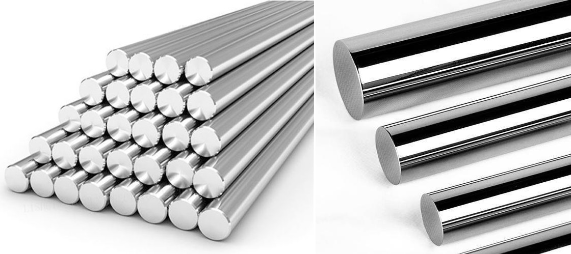 Chrome plated shafts, chrome plated rods